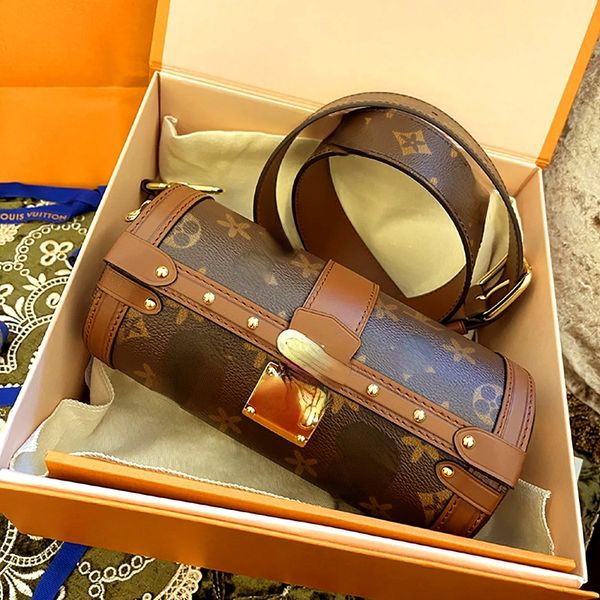 

the new old floral cylinder bag p shoulder cross-body women's bag