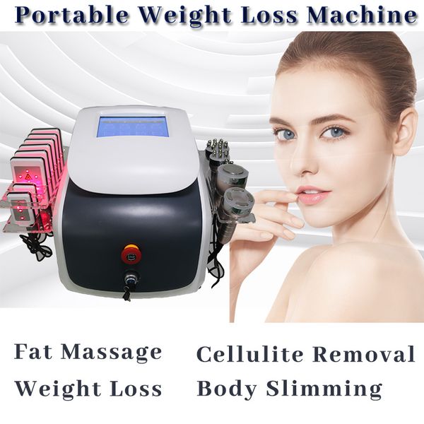 

portable lipo laser diode slimming machine belly fat massage cavitation 40khz lipolaser weight loss multifunctional use