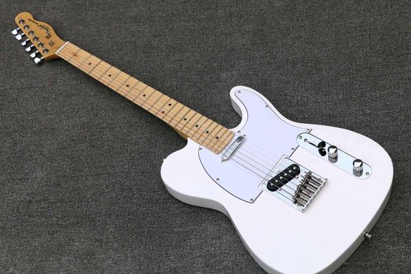 

highest quality new custom tele white electric guitars with case