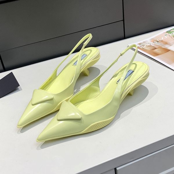 

luxury designer p womens shoes new high heels brand sandals leather pointed cat heels fashion womens genuine leather light heels outdoor str, Black