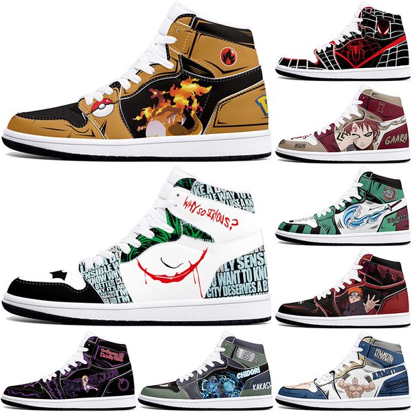 

DIY classics customized shoes sports basketball shoes 1s men women antiskid anime cool fashion customized figure sneakers 36-48 312529
