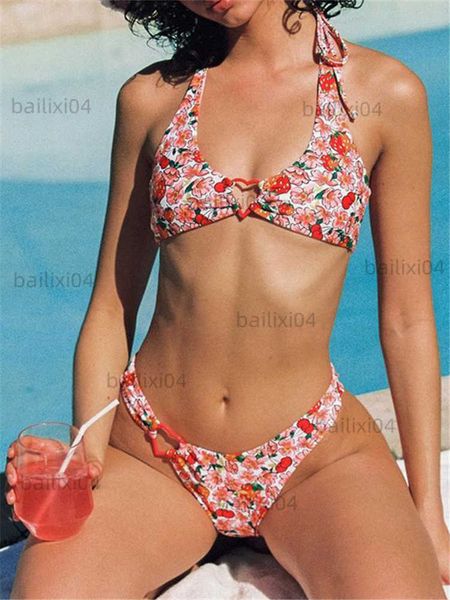 

women's swimwear lorylei 2023 bikini set high waist beachwear new bikinis spaghetti strap biquini swimsuit swimwear women bathing suit, White;black
