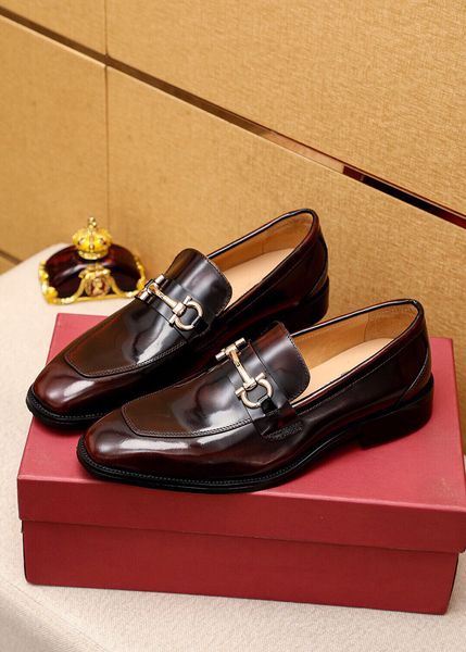 

new men's dress shoes formal genuine leather flats casual business loafers brogues handmade wedding party brand designer oxfords size 3, Black