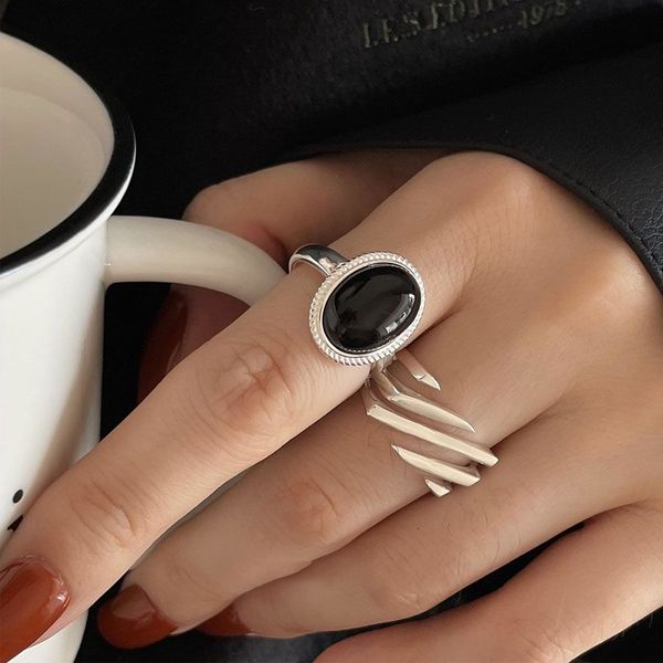

promise rings for couples light luxury ring class rings designer rings men women valentines day matching rings vintage ring engagement rings, Silver
