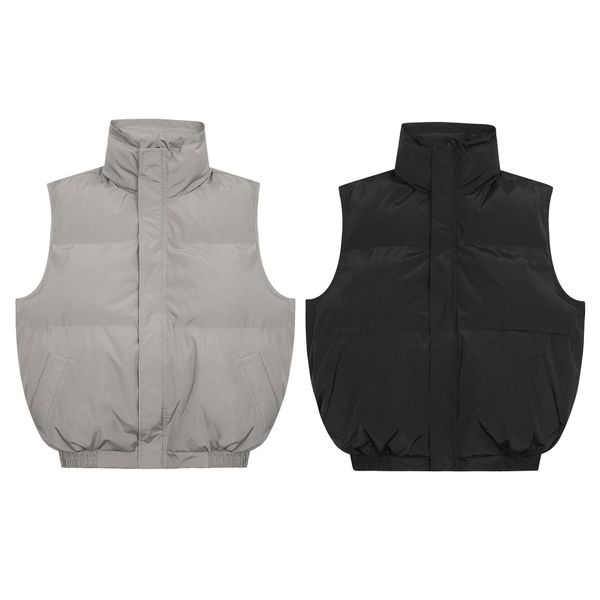 

American Men Fog Designer Puffer Jacket Man Puff Vest Sleeveless Cotton Eseent Black Oversize Essen Xl