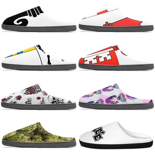 

diy Slippers Custom Slippers Customized Cotton Slippers Men Women Cotton Slippers lovely antislip antiskid Warm Customized Patterns big Size p56822