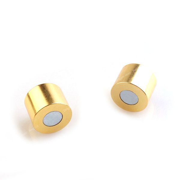 

5sets magnetic clasps 3 4 6 7 8 10 12 14 15mm leather cord bracelet necklace connector end cap for diy jewelry making accessory jewelry maki, Blue;slivery