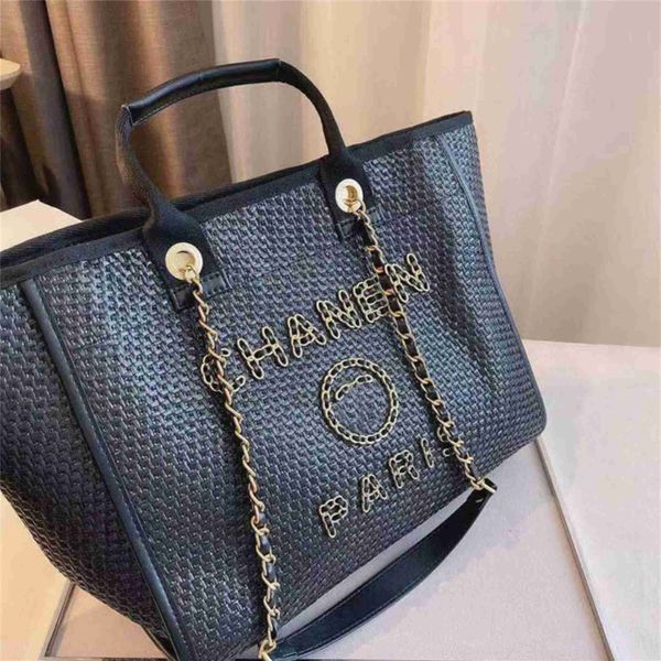 

70% off luxury fashion beach large linen woven straw knitting portable classic big capacity ladies bag 56wg