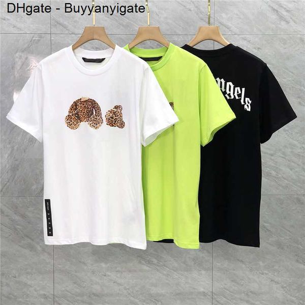 

men's t-shirts designer mens t-shirt palms letter print casual tees angels womens angel t shirt graffiti clothing spray short sleeve s, White;black