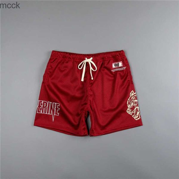 

men's shorts novo estilo de moda wolve men shorts malha casual secagem fitness jogging treino masculino treinamento esportes curtas, White;black