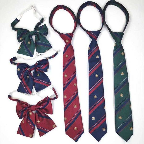 

student school set uniform sailor suit zipper japanese jk tie shirt bow, Black;blue