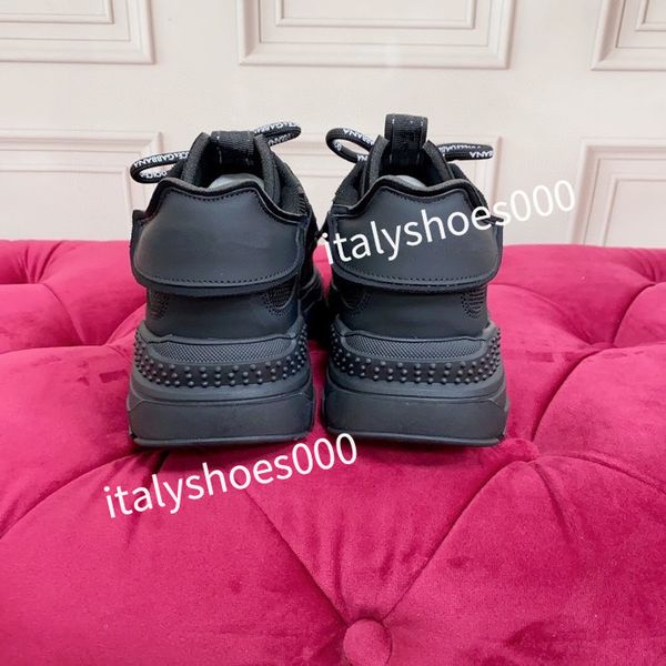 

fashion designer sneakers womens casual shoes platform loafers trainers triangle shoes black leather shoes2023