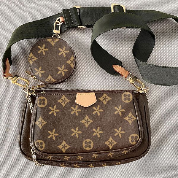 

man multi pochette accessories handbag tote bag womens m44813 embossing shoulder bag strap luxury m44840 designer genuine leather cross body