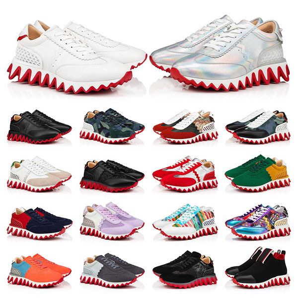 

2023 men women casual shoes luxury designers shark sneakers genuine leather rivet green outdoor sharks mens sports fashion trainers, Black