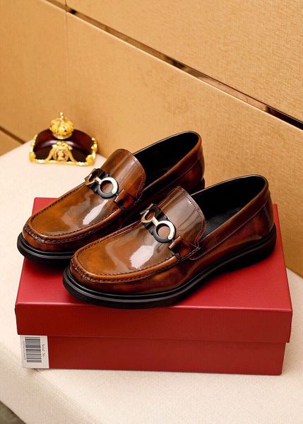 

new style 2023 men dress shoes classic formal business loafers party wedding shoes men's brand designer fashion casual flats size 38-45, Black