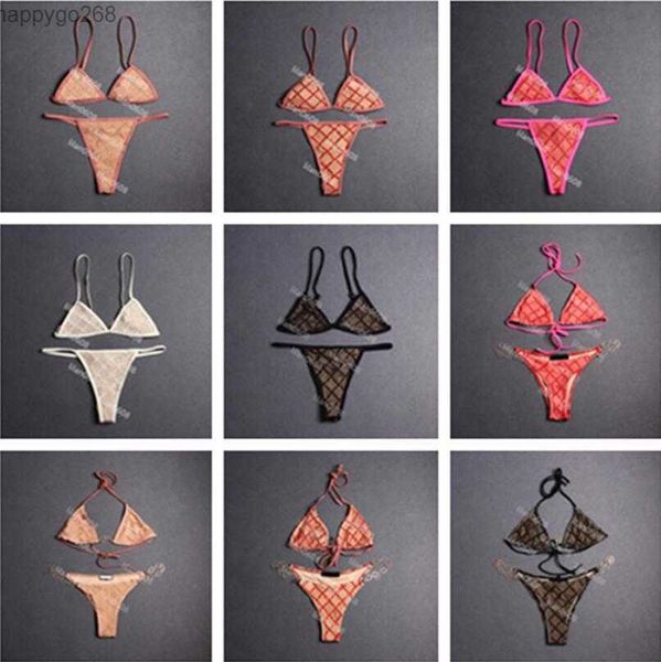 

swim wear g embroidery bikini set brand letters swimwears designer metal chain ladies backless split swimsuit, White;black