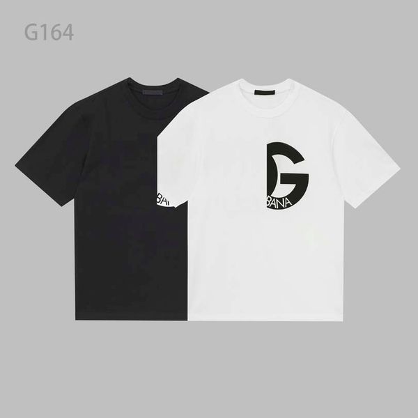 

new designer of luxury t-shirt quality letter tee short sleeve spring summer tide men and women t shirt size m-xxxl gg04, White;black