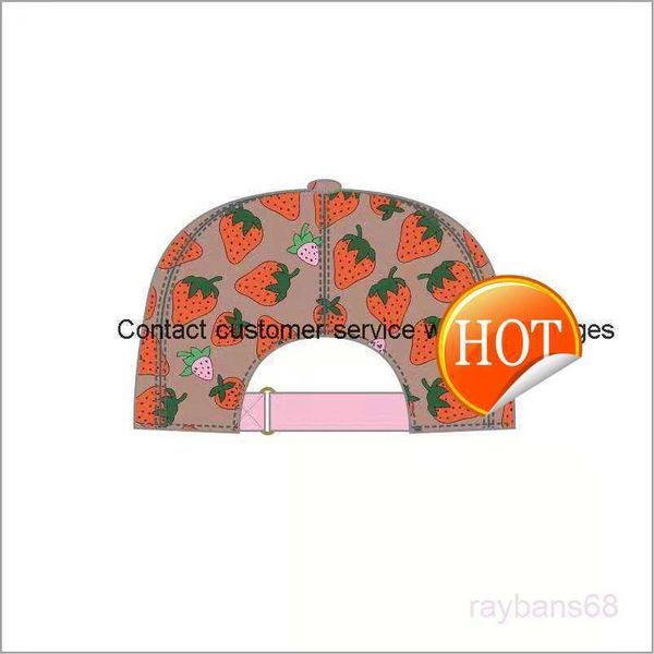 

strawberry baseball caps man's cotton cactus classic letter ball summer women sun hats outdoor adjustable snapback cap133337, Blue;gray
