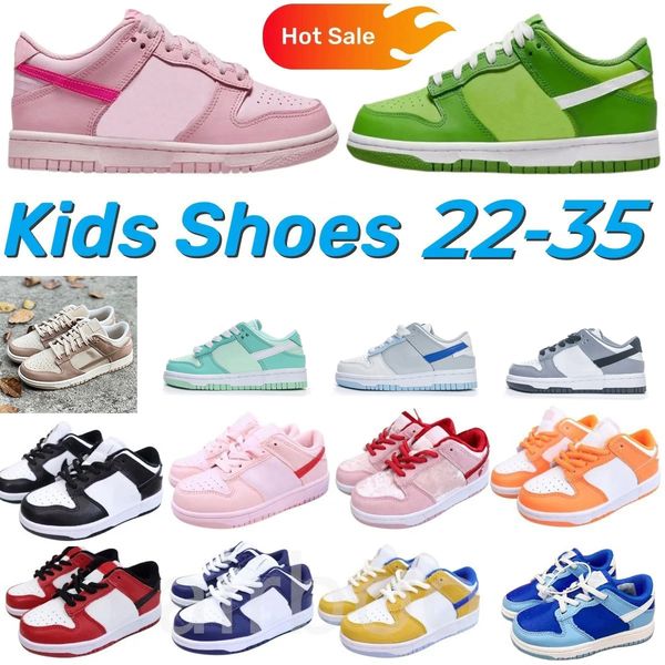 

kids low dunks sand drift sandrift sport shoes girls boys baby sneakers panda dunks designer trainers running basketball shoe size 22-35