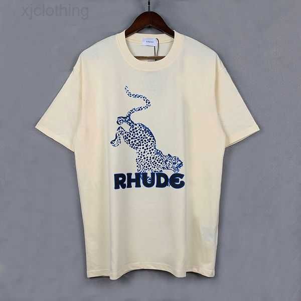 

rhude t-shirt mens designer t shirt tee workout shirts for men oversized t shirts tee t-shirt 100%cotton rhude tshirts vintage short sleeve, White;black