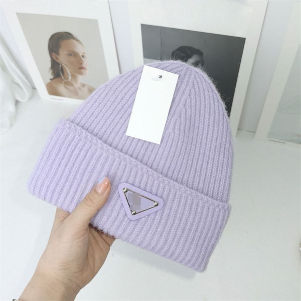 

designer knit woolen cuffed beanie skull caps and hats for mens womens fashion luxury winter spring fall autumn bonnets casual solid dome be, Blue;gray