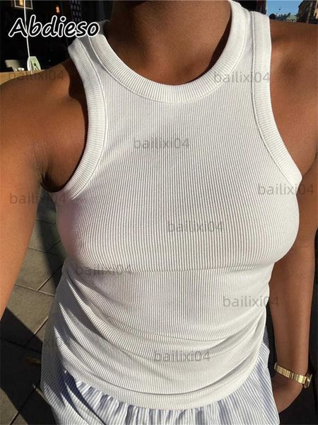

women's tanks camis abdieso y2k green ribbed casual crop women sleeveless 2022 white summer slim basic tank off shoulder sport vest t2