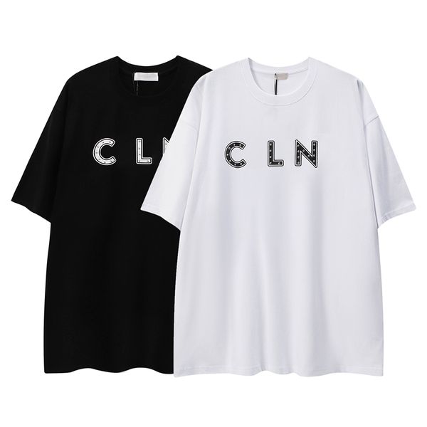 

men's t-shirt short sleeve sports casual women's t-shirt summer trend alphabet designer cotton casual t-shirt short sleeve clothin, White;black