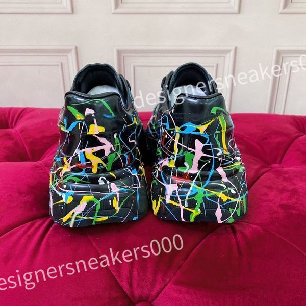 

new mens shoes sneakers fashion trend atmospheric designer sneaker pure black non-slip outsole outdoor laces high quality, Red;white