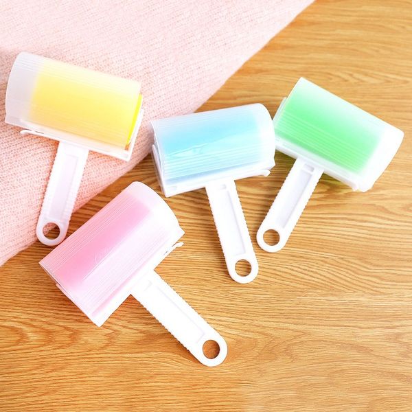 

reusable lint remover mini lint roller for clothes pellet remover cat hair pet hair remover washable clothes sticky roller sofa dust collect