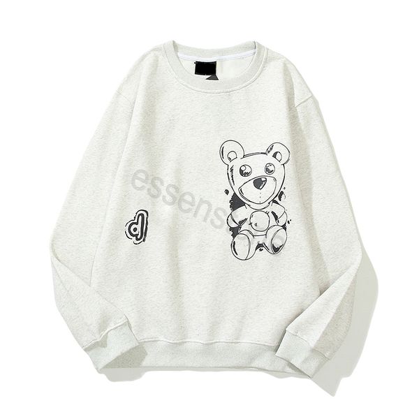 

23ss woman draw print sweatshirt designer hoodie sweater men's fashion sportswear brand hooded sweater street casual couple sweatshirt, Black
