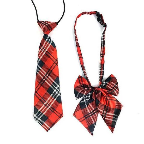 

bow tie rubber band set class and school uniforms childrens printed for activity, Red;brown