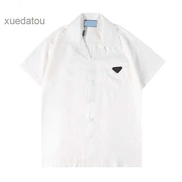 

designer men's casual shirts luxury mens fashion geometric print flower pink bowling shirt hawaii floral men slim fit short sleev y3c6, White;black