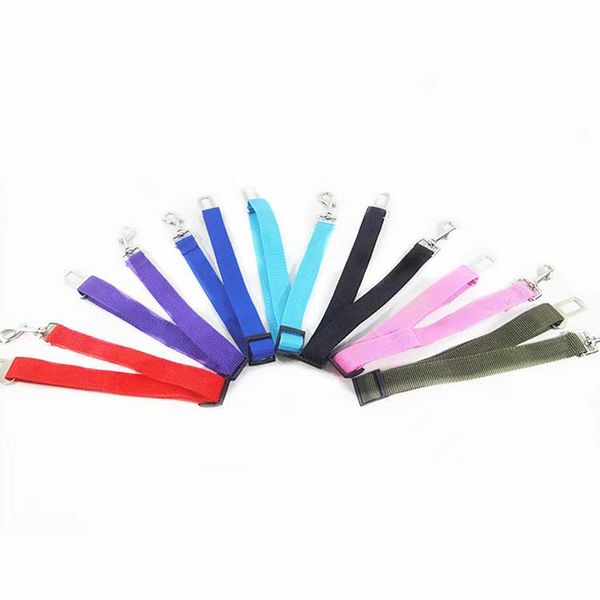 

designer dog adjustable pet dog safety seat belt nylon pets puppy seat lead leash dog harness vehicle seatbelt pet supplies travel clip dhl
