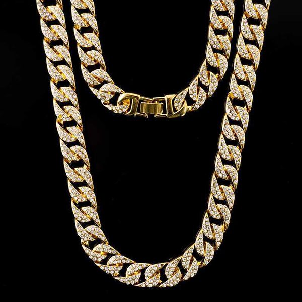 

fine jewelry hip hop ice out miami cuban chain necklace 925 sterling silver full diamond ij color moissanite cuban chain