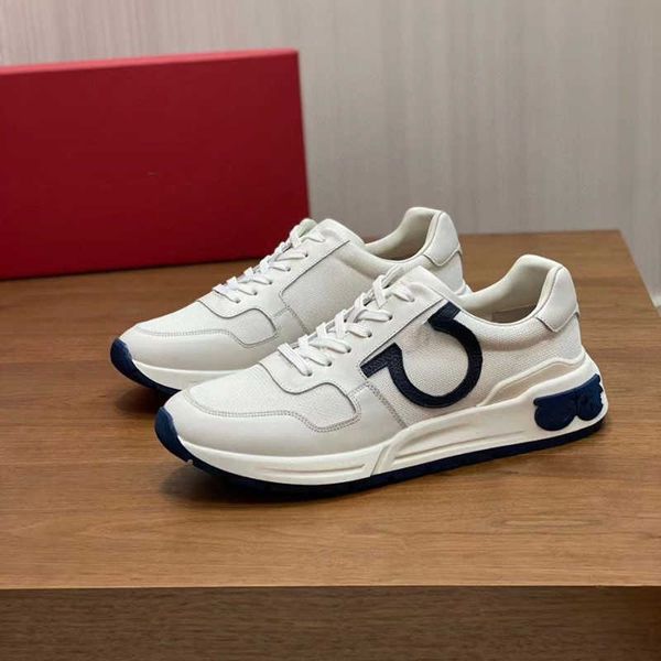 

casual men designer shoes letter printed lace up luxury mens shoe sports streetwear with, Red;white