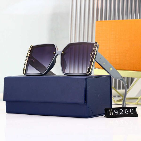 

Fashion designer LOU VUT luxury Cool sunglasses 2023 Sunglasses Women's Box Driving Street Photo Riding Net Red Same UV Resistant Glasses