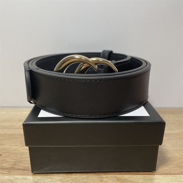 

men women solid belt womens genuine leather black and white color bronze big buckle designers cowhide belts for mens luxurys waistband 2.0cm, Black;brown