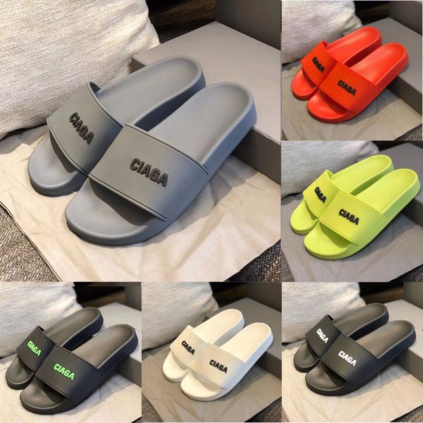 

designer slippers sandals men women grey red black yellow blue white for beach l indoor shower room