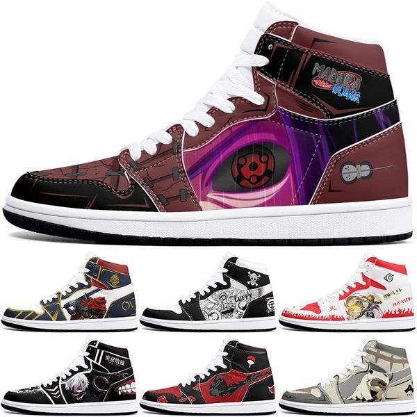 

DIY classics customized shoes sports basketball shoes 1s men women antiskid anime loafers Versatile fashion figure sneakers 36-48 405308