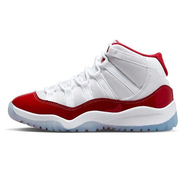 

designer 11 11s xi low red children basketball kids shoes baby td cherry bred cool grey concord unc win like toddler sneakers fashion tennis, Black
