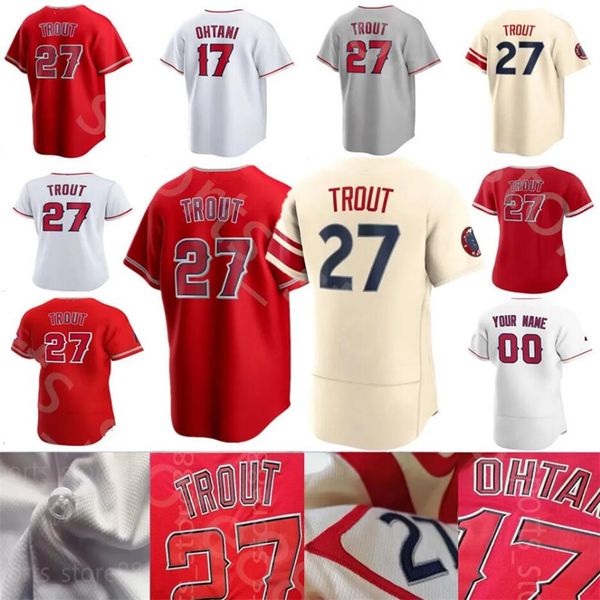 

angels mike trout shohei ohtani los angeles baseball jersey anthony rendon noah syndergaard laazfff david fletcher jack mayfield luis rengif, Black