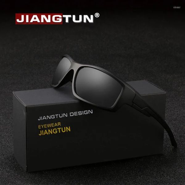 

Sunglasses JIANGTUN 2023 Black Men Polarized UV400 High-quality Outdoor Sport Brand Designer Driving Glasses