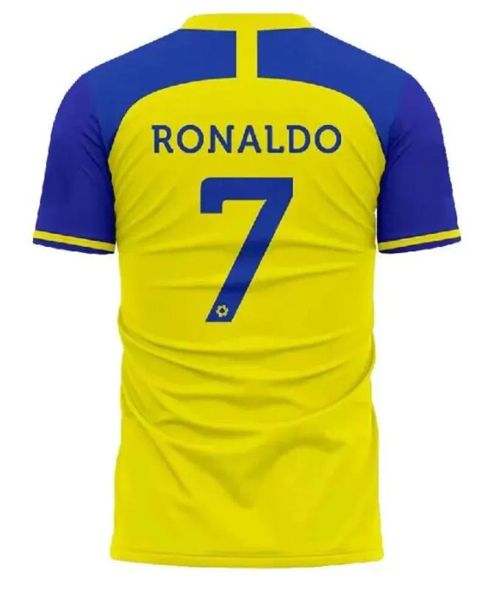 

2022 2023 al nassr fc egyptian cotton ronaldo men kids kit uniform 22 23 home yellow cr7 boys football shirt al-nassrs away third martinez s, White;black