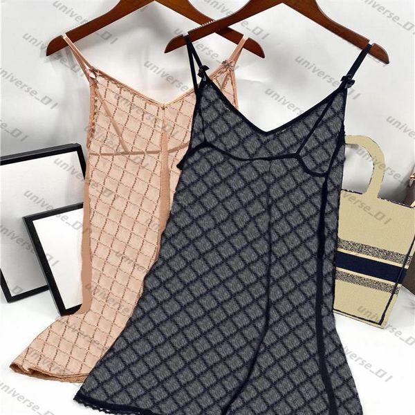 

women designer transparent long sleeve tanks sleepwear shirts ins fashion classic letter embroidery lady tees t shirts t326d, Black;red
