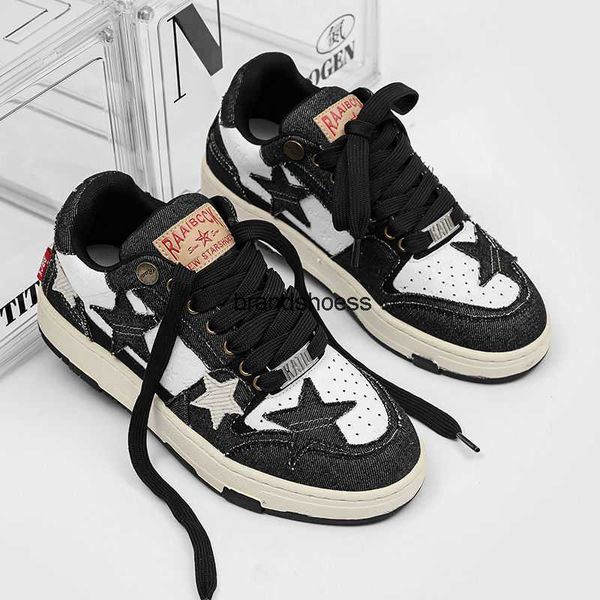 

kaalixto casual board shoes men's brand low board shoes ins fashion, Black