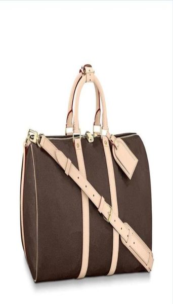 

55cm genuine leather 50cm duffle travel bag attractive tote shoulder cross body suitcases men039s duffel outdoor packs bags stu6067729