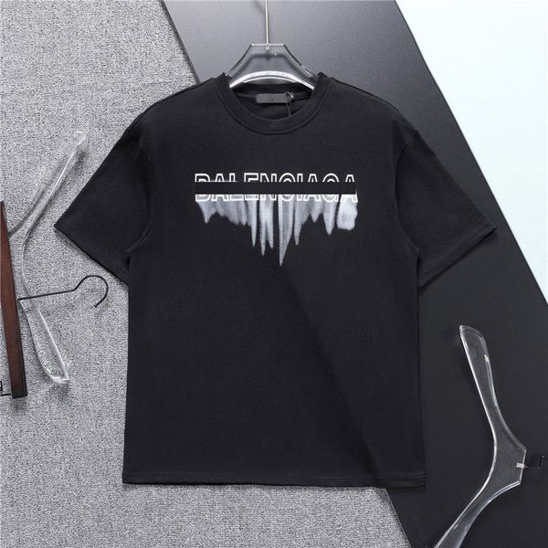 

designer men's t-shirts man woman luxury brand tees t shirt summer round neck short sleeves outdoor fashion leisure pure cotton letters, White;black
