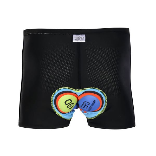 

Summer breathable cycling riding panties thickened silicone seat cushion men' bikes shorts, Black line