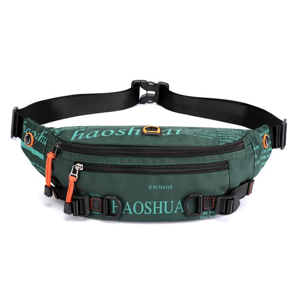 

waist bags fanny pack contrasting color men letter bag sling chest single shoulder backpack hip bum for boy girls young 230417