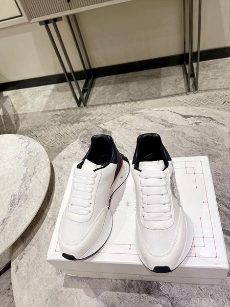 

2023 trainers woman shoe mens gym sneakers women travel leather fashion lady flat designer letters platform sneaker 0414, Black